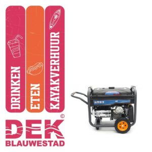 Verhuur Aggregaat huren 8000 W Krachtstroom Generator 389 cc Benzinemotor 400V 230V 12V